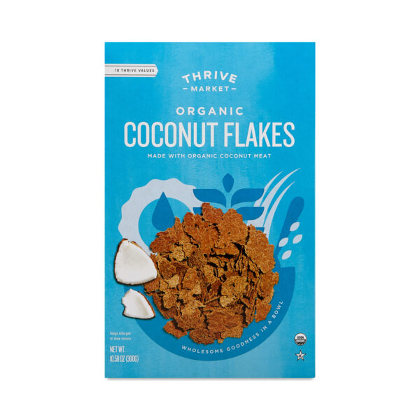 Thrive Market Organic Coconut Flakes Cereal 10.58 oz box