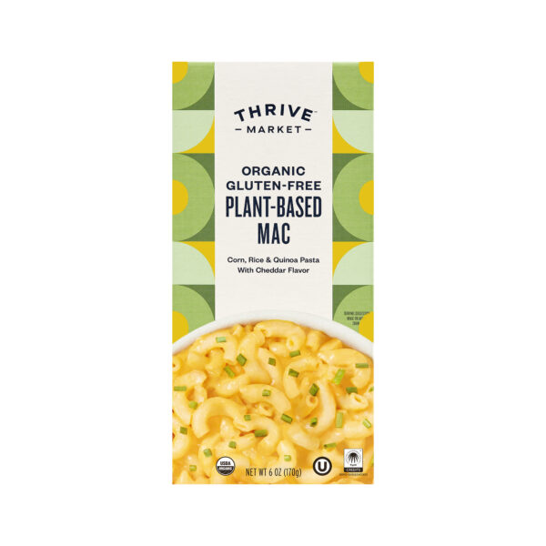 2-Pack Thrive Market Organic Gluten-Free Mac & Plant-Based Cheese 6 oz box