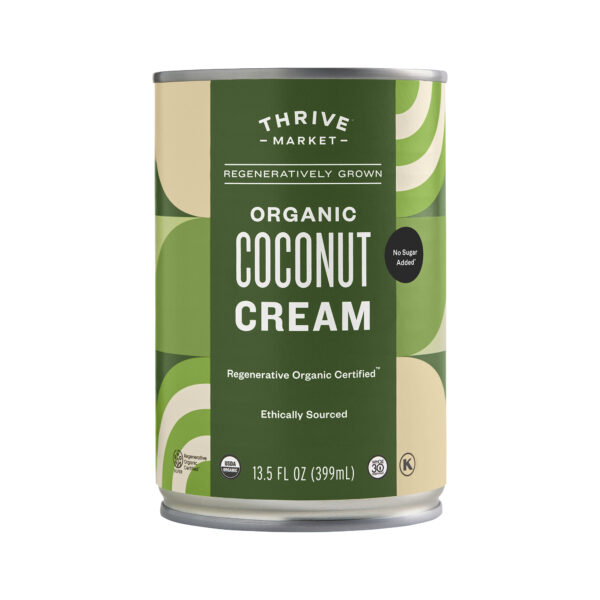 2-Pack Thrive Market Regeneratively Grown Organic Coconut Cream 13.5 oz can