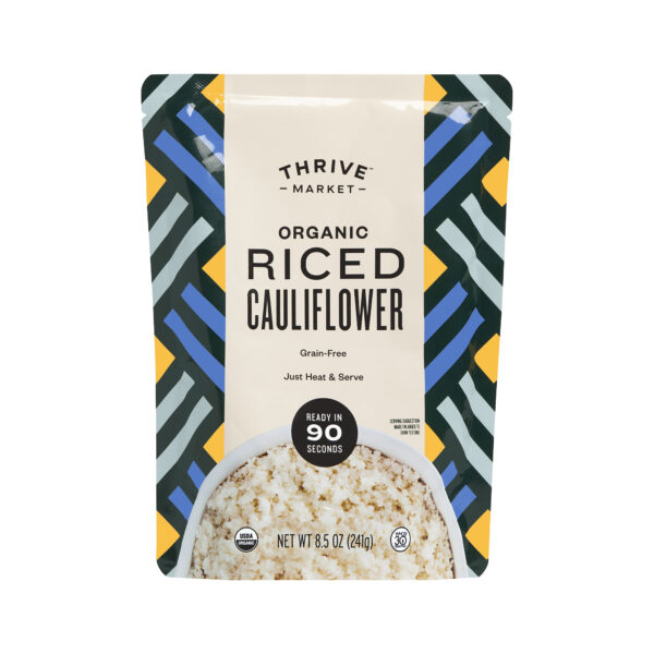 Thrive Market Organic Riced Cauliflower 8.5 oz pouch