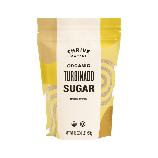 Thrive Market Organic Turbinado Sugar 16 oz pouch