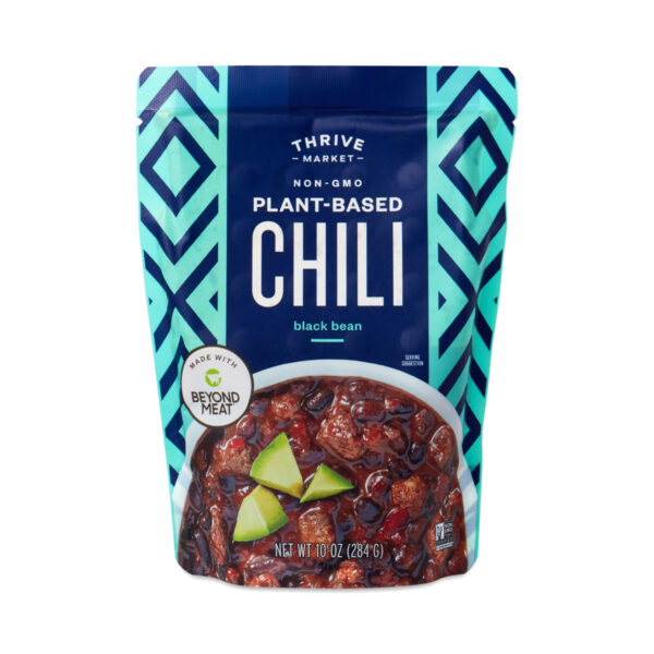 2-Pack Thrive Market Plant-Based Chili with Beyond Meat®, Black Bean 10 oz pouch