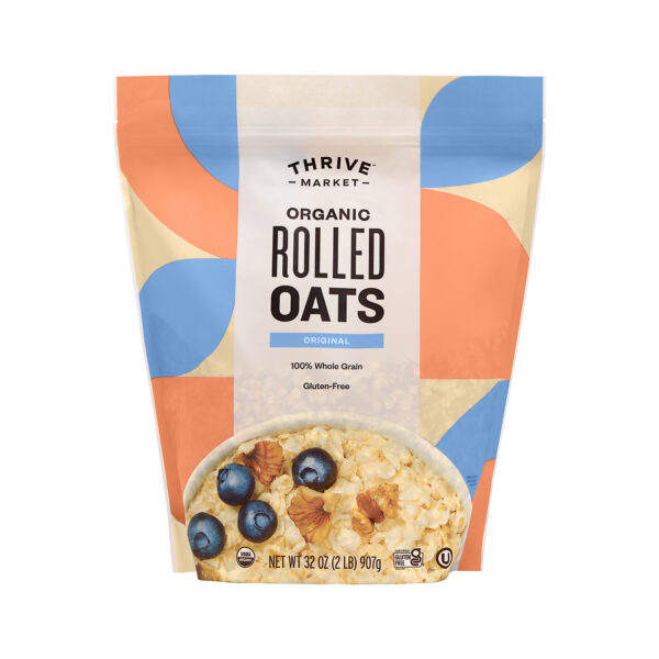 Thrive Market Organic Rolled Oats 32 oz bag