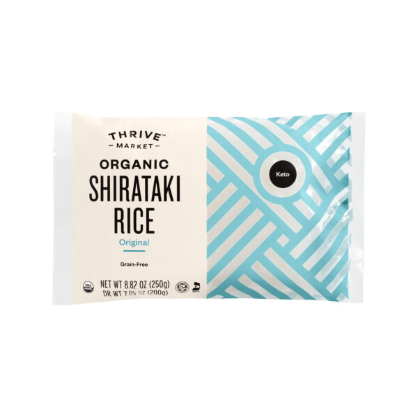 2-Pack Thrive Market Organic Shirataki Rice 7.05 oz pouch