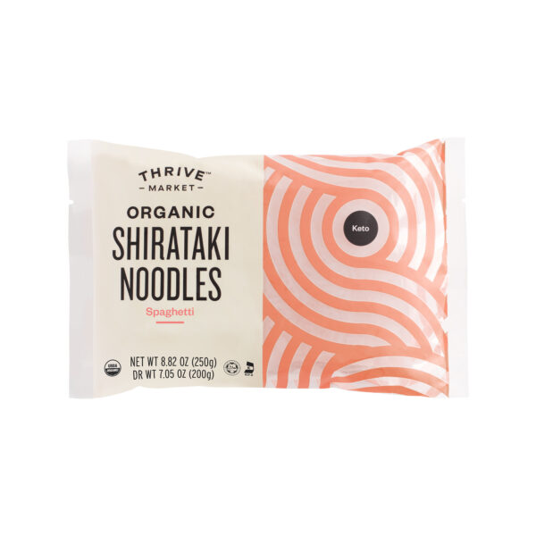 2-Pack Thrive Market Organic Shirataki Noodles, Spaghetti 7.05 oz pouch