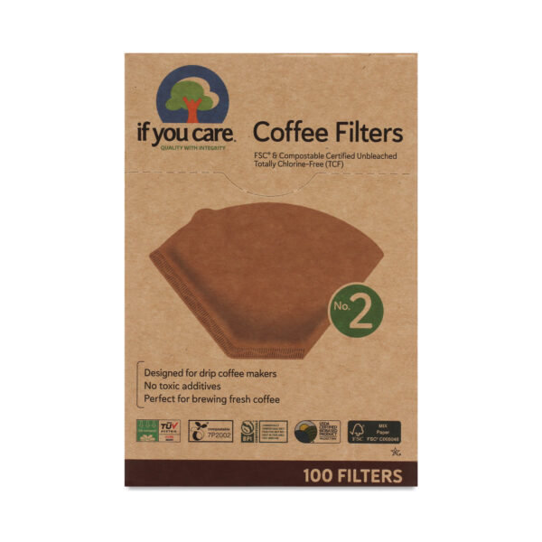 If You Care Compostable Coffee Filters, #2 Cone 100 count