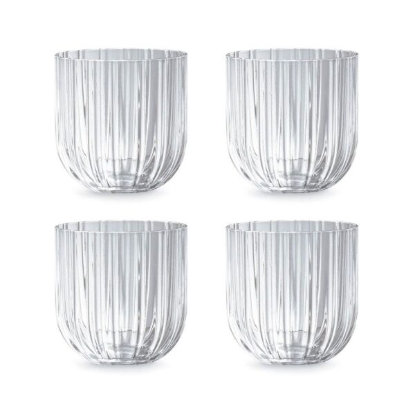 The MET | Vignelli Double Old-Fashioned Glass - Set of 4