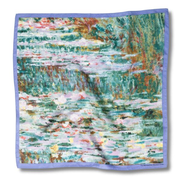 The MET | Monet Bridge and Water Lilies Silk Neckerchief