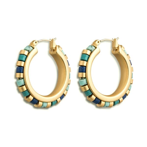 The MET | Middle Kingdom Cylindrical Bead Earrings