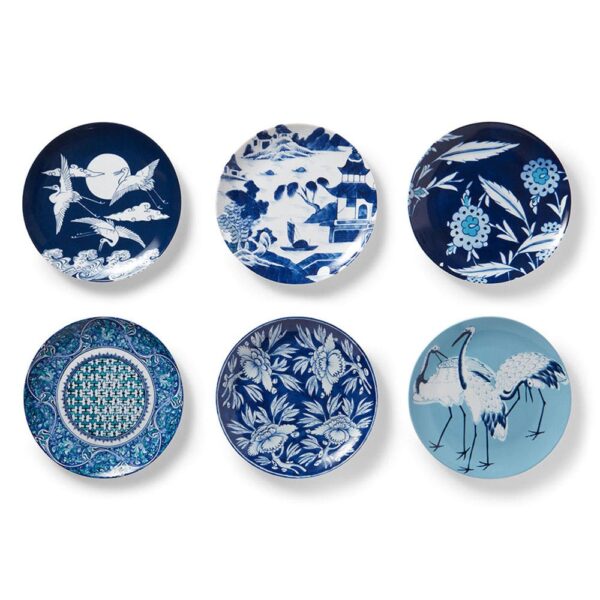 The MET | Blue & White Salad Plate Set