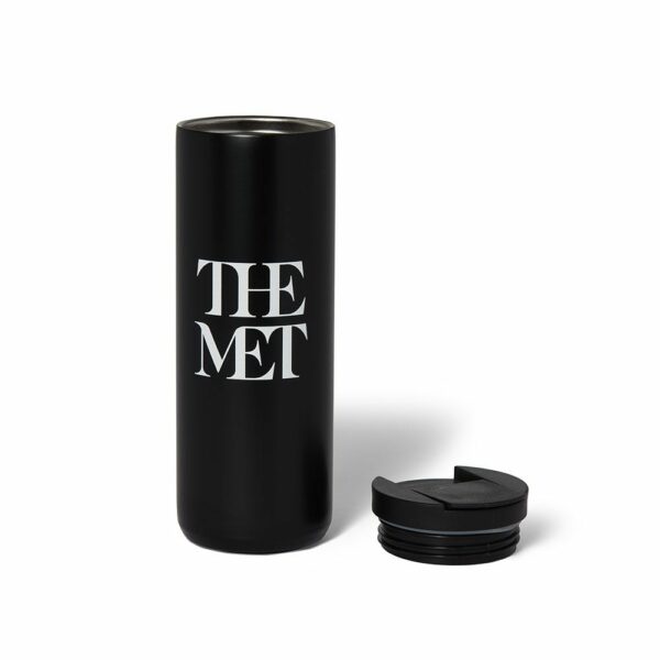 The MET | Met Logo Travel Mug - Black/White