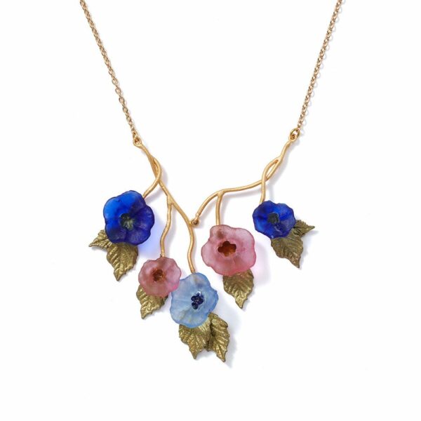 The MET | Morning Glories Bib Necklace