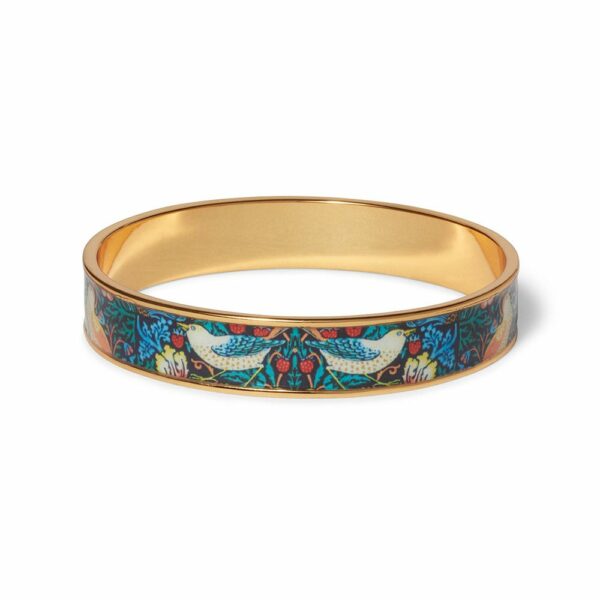 The MET | William Morris Strawberry Thief Enamel Bangle