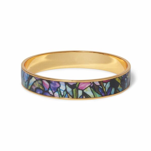 The MET | Magnolias and Irises Enamel Bangle