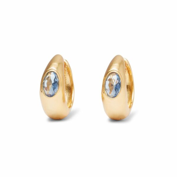 The MET | Medieval Stone Hoop Earrings