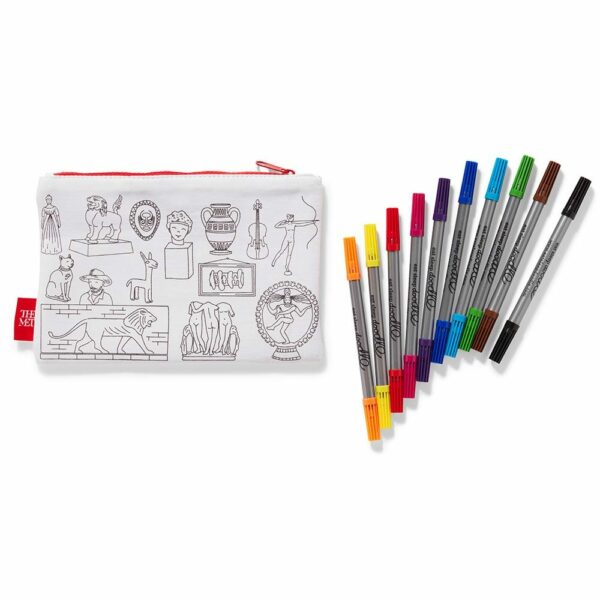 The MET | Favorite Galleries of The Met Color & Learn Washable Kids' Pencil Case