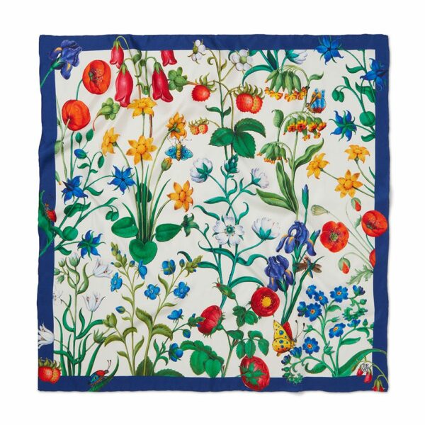 The MET | The Met Cloisters Garden Square Silk Scarf