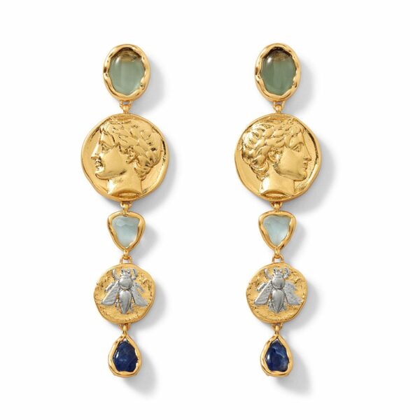 The MET | Mediterranean Coin Statement Earrings