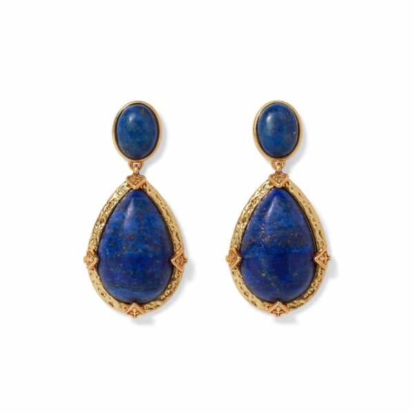 The MET | Spanish Baldric Lapis Statement Drop Earrings