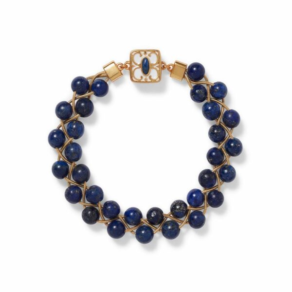 The MET | Spanish Baldric Lapis Braided Bracelet