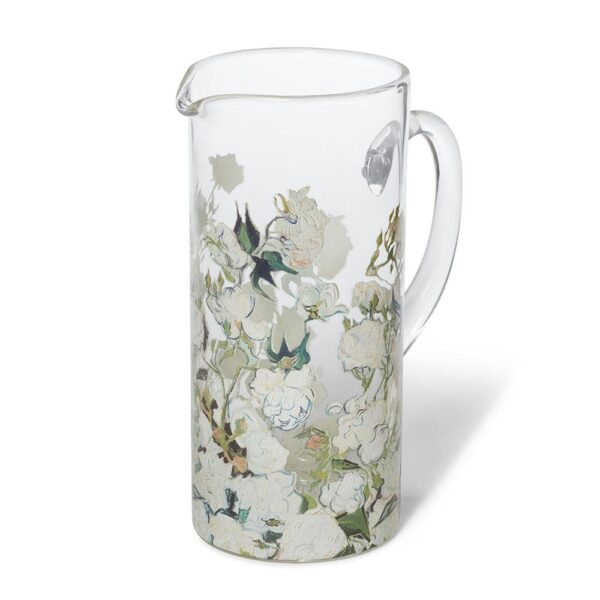 The MET | Van Gogh Roses Glass Pitcher