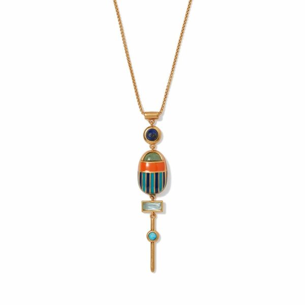 The MET | Royal Scarab Lariat Necklace