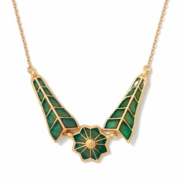 The MET | Lotus Pagoda Plique-à-Jour Pendant Necklace