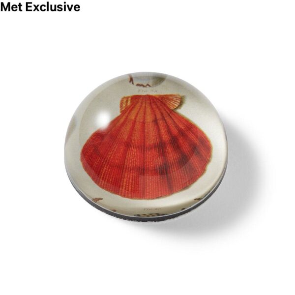 The MET | John Derian Scallop Shell Decoupage Domed Paperweight