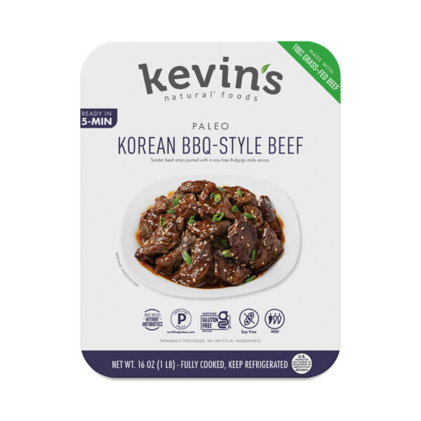 Kevin's Natural Foods Korean BBQ-Style Beef 16 oz box