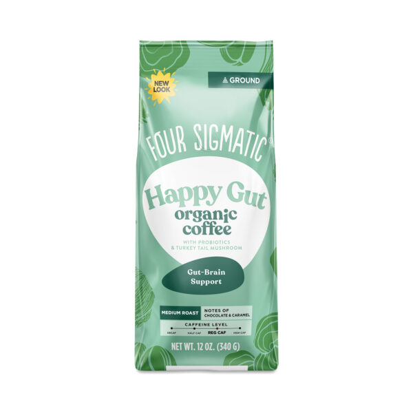 Four Sigmatic Happy Gut Organic Ground Coffee 12 oz bag