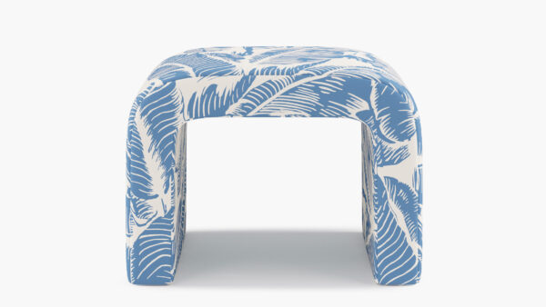 The Inside | Waterfall Ottoman | Cornflower Martinique Encore