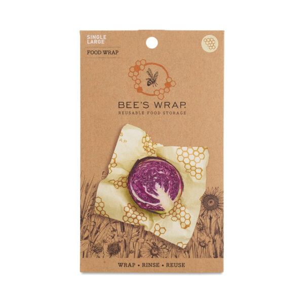 Bee's Wrap Reusable Beeswax Food Wrap, Large 1 count