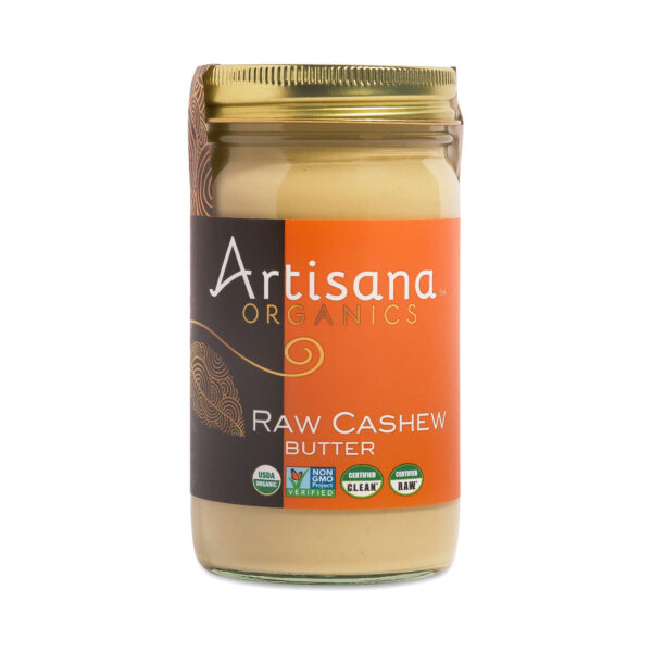 Artisana Organics Organic Raw Vegan Cashew Butter 14 oz jar