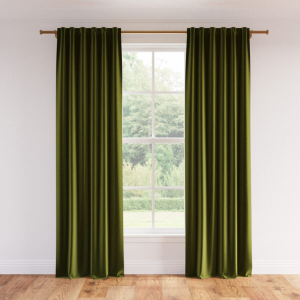 The Inside | Velvet Privacy Curtain | 50" x 96" | Sage Performance Velvet