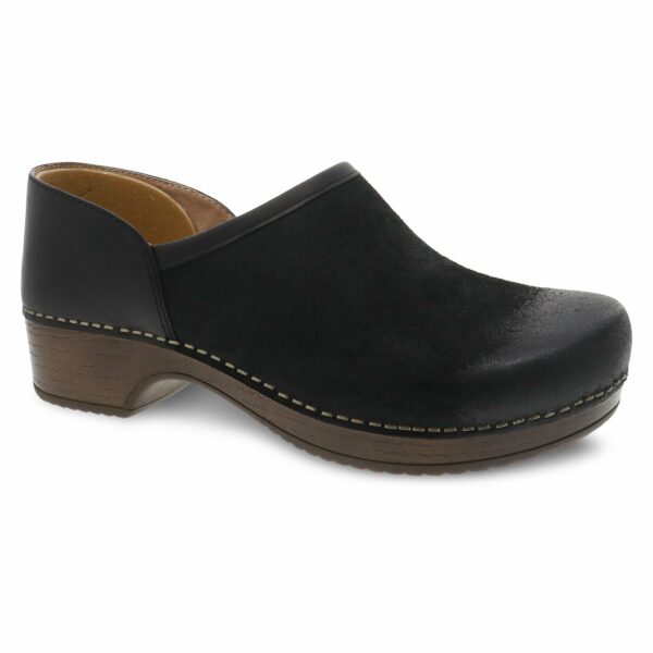 Dansko | Brenna Black Burnished Suede 35