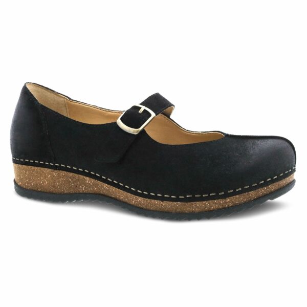 Dansko | Mika Black Burnished Suede