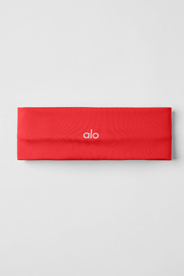 Alo Yoga | Airlift Headband in Red Hot Summer