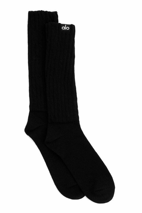 Alo Yoga | Scrunch Socks in Black