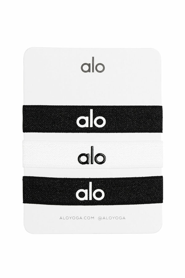 Alo Yoga | Alo Hair Tie in Black/White