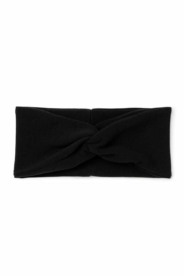 Alo Yoga | Micro Waffle Headband in Black