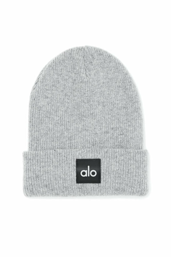 Alo Yoga | Everyday Beanie Hat in Athletic Heather Grey