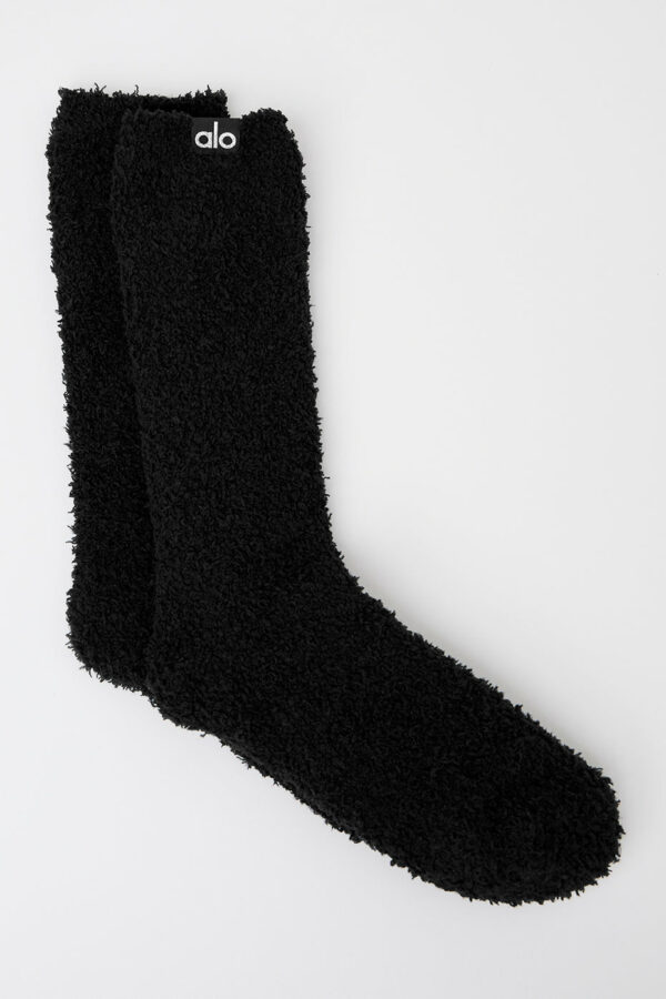 Alo Yoga | Women's Plush Lush Socks in Black