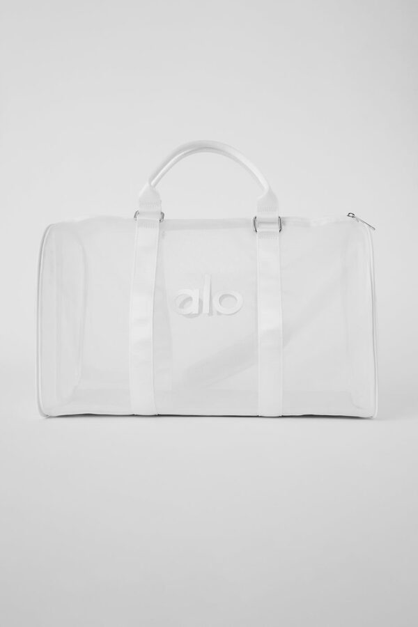 Alo Yoga | Sheer Duffle Bag in White