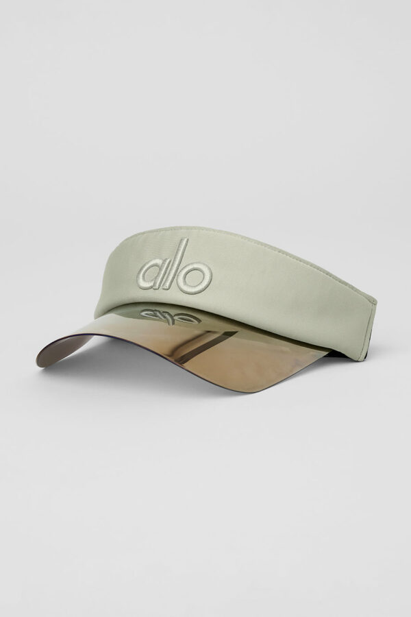 Alo Yoga | Airlift Solar Visor Hat in Limestone Green