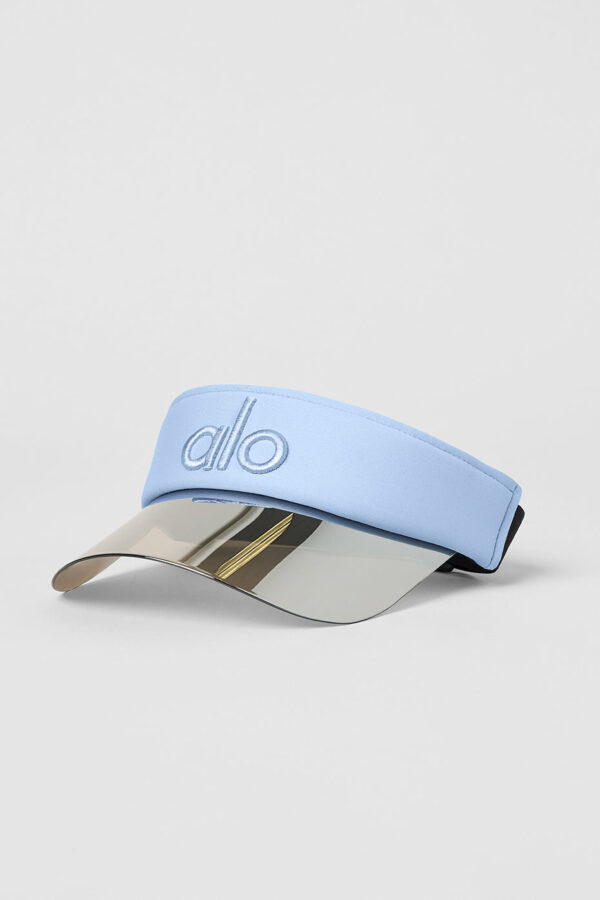 Alo Yoga | Airlift Solar Visor Hat in Seashell Blue