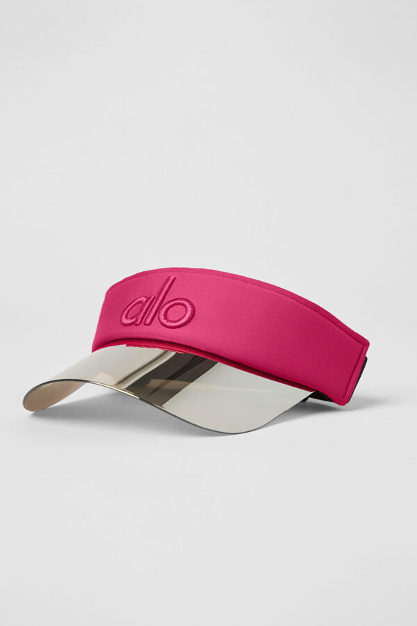 Alo Yoga | Airlift Solar Visor Hat in Pink Summer Crush