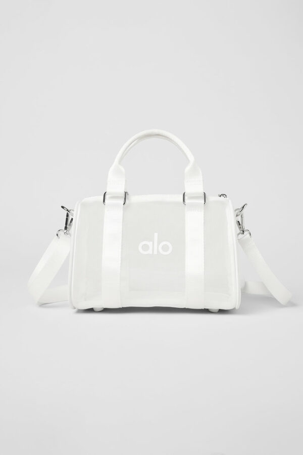 Alo Yoga | Mini Sheer Duffle Bag in White