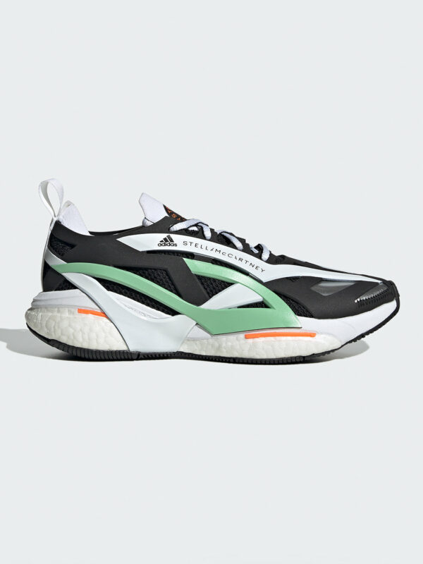 Adidas By Stella Mccartney Asmc Solarglide - Black-ftwwht-bligrn