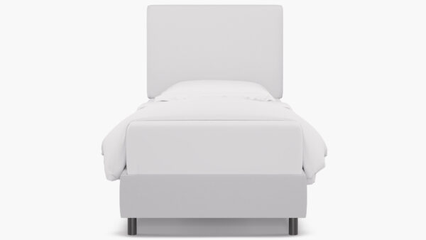 The Inside | Square Back Bed | White Twill