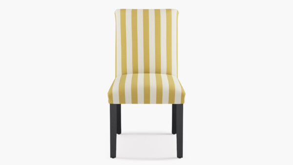 The Inside | Classic Dining Chair | Citrine Cabana Stripe